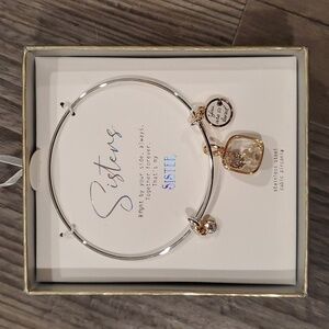 Sisters Sterling Silver/Cubic Zirconia Bracelet